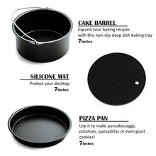Load image into Gallery viewer, 7 Inch 12pcs High Quality Air Fryer Accessories For Gowise Phillips Cozyna and Secura Fit All Airfryer 3.7 to 5.8
