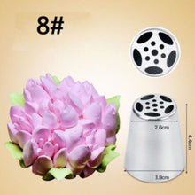Load image into Gallery viewer, 7Style Russian Tulip Icing Piping Nozzles Stainless Steel Flower Cream Pastry Tip Kitchen Cupcake Cake Decorating Tools
