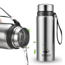 Load image into Gallery viewer, 700/1000/1200ml Large Capacity Double Stainless Steel Thermos For Water Vacuum Flask Insulated Thermo Bottle With Tea Infuser
