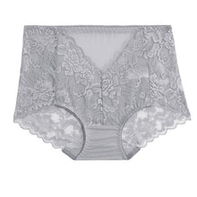 Load image into Gallery viewer, M-3XL High Waist Panties Plus Size Lace Underwear Women Sexy Lace Briefs Ladies Mesh Underpants Soft Panty Lingerie 2023
