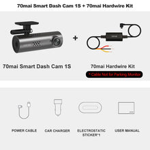 Load image into Gallery viewer, 70mai Car DVR 1S APP &amp; English Voice Control 70mai 1S 1080P HD Night Vision 130FOV Dash Camera Auto Recorder WiFi Dash Cam
