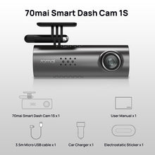 Load image into Gallery viewer, 70mai Car DVR 1S APP English Voice Control 70mai 1S D06 1080P HD Night Vision 70mai 1S Dash Camera Recorder WiFi 70mai Dash Cam
