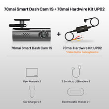 Load image into Gallery viewer, 70mai Car DVR 1S APP English Voice Control 70mai 1S D06 1080P HD Night Vision 70mai 1S Dash Camera Recorder WiFi 70mai Dash Cam
