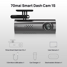 Load image into Gallery viewer, 70mai Smart Dash Cam 1S English Voice Control 70 mai Car Camera 1080P 130FOV Wifi 70mai Car DVR Car Recorder Auto Recorder Wifi
