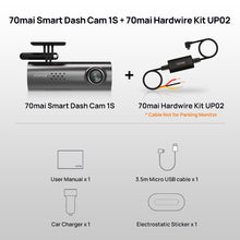 Load image into Gallery viewer, 70mai Smart Dash Cam 1S English Voice Control 70 mai Car Camera 1080P 130FOV Wifi 70mai Car DVR Car Recorder Auto Recorder Wifi

