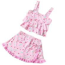 Load image into Gallery viewer, Girl's Swimsuit Student Summer Princess Skirt Split
