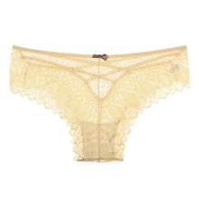 Load image into Gallery viewer, Panties Women Lace Underwear Sexy Low-Waist Briefs Hollow Out G String Underpant Solid Comfortable Female Lingerie
