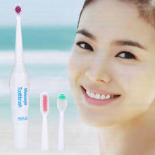 Load image into Gallery viewer, Electric 3 Brush Heads Massage Massager Toothbrush
