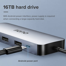 Load image into Gallery viewer, Ethernet Adapter USB 2.0 100Mbps Ethernet with 3 Ports HUB Converter 5 in 1 Ethernet HUB Splitter Portable Extension Data Hub Support PS4 PS5 Switch
