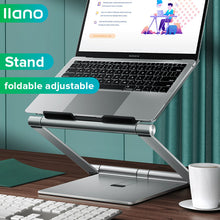 Load image into Gallery viewer, Foldable Laptop Stand Aluminum Alloy Laptop Tablet Adjustable Stand with Adjustable Lift Table
