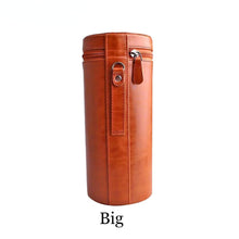 Load image into Gallery viewer, Lens Bag Retro Hard PU Leather Lens Case for Canon Nikon Sony Pentax Fujifilm Tamron Sigma Pouch Protector Universal
