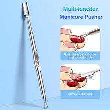 Load image into Gallery viewer, Nail Clippers Cuticle Remover Nail Nipper Stainless Steel Dead Skin Cutters Trimmer Nail File Polish Manicure Pedicure Tool

