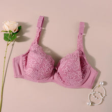 Load image into Gallery viewer, Women's Large Size Bras 75E 80E 85E 90E 95E 100E Female Plus Size Lace Underwear Unlined Ultra Thin Soft Cotton Bras
