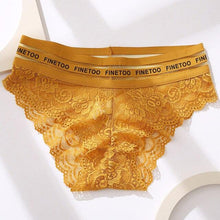 Load image into Gallery viewer, Women Sexy Lingerie Lace Panties Underwear Floral Perspetive Panties Female Lace Panty Mesh Wasit Female Seamless Briefs
