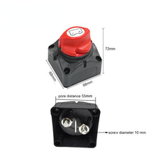 Load image into Gallery viewer, Master Battery Power Kill Off Switch 3position 12-60V 300A Selector Disconnect Isolator Main Switch for Car RV Yacht Boat Marine
