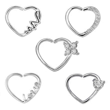 Load image into Gallery viewer, New Zircon Nose Ring Earrings Ear Bone Stud Piercing Jewelry
