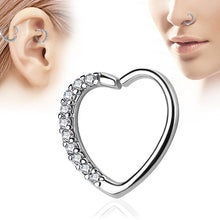 Load image into Gallery viewer, New Zircon Nose Ring Earrings Ear Bone Stud Piercing Jewelry
