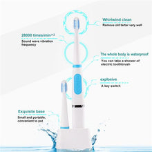 Load image into Gallery viewer, Electric Toothbrush Sound Wave No Rechargeable Toothbrush With Brush Head Dental Care
