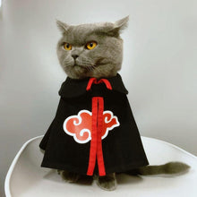 Load image into Gallery viewer, Halloween Pets COS Costume Dog Cosplay Costume Dress Cape Pet Clothes Cat Cloak Akatsuki Dog Cape
