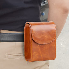 Load image into Gallery viewer, Golf Rangefinder Leather Bag Laser Distance meter Belt Shoulder Bag For LX7
