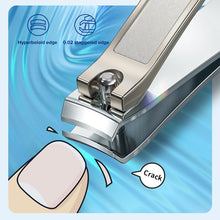 Load image into Gallery viewer, Llano Large Flat Mouth Nail Clippers Stainless Steel Clipper Fingernail Cutter Manicure Tools
