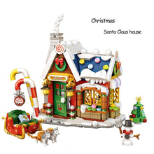 Load image into Gallery viewer, 788pcs LOZ Mini Blocks Architecture Merry Christmas House Santa Claus Snowman Tree Deer Building Blocks Bricks Toy For Kids Gift
