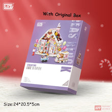 Load image into Gallery viewer, 788pcs LOZ Mini Blocks Architecture Merry Christmas House Santa Claus Snowman Tree Deer Building Blocks Bricks Toy For Kids Gift
