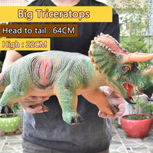 Load image into Gallery viewer, 78CM Dinosaur Model Toy Big Size Tyrannosaurus Rex Soft Puppets Velociraptor Jurassic Worlds Park Shark Dinosaur Toys for Kids
