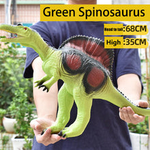 Load image into Gallery viewer, 78CM Dinosaur Model Toy Big Size Tyrannosaurus Rex Soft Puppets Velociraptor Jurassic Worlds Park Shark Dinosaur Toys for Kids
