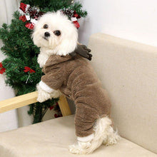 Load image into Gallery viewer, BMS Winter Cat Clothes Warm Fleece Pet Costume For Small Cats Kitten Jumpsuits
