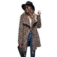Load image into Gallery viewer, European and American Women's Fur Imitation Coat Women's Autumn and Winter Mid Long Woolen Coat
