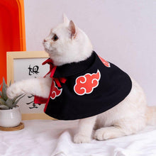 Load image into Gallery viewer, Halloween Pets COS Costume Dog Cosplay Costume Dress Cape Pet Clothes Cat Cloak Akatsuki Dog Cape
