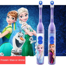 Load image into Gallery viewer, Oral B Kids Electric Toothbrush Soft Bristle Waterproof  Gum Care Oral Hygiene Teeth Bush For Children Powered by 1 AA Battery
