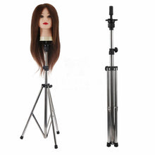 Load image into Gallery viewer, [MMM] Adjustable Wig Head Stand Mannequin Tripod Hairdressing Training Holder
