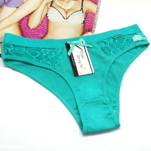 Load image into Gallery viewer, Panties for Women Cotton Sexy Lace Transparent Briefs Plus Size Underwear Intimate Lingerie 1 Piece
