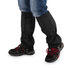 Load image into Gallery viewer, 1 Pair Gaiters Hiking Travel Leggings Waterproof Leg Warmers Shoe Covers Zippered Closure Gaiters Biking Snowboarding
