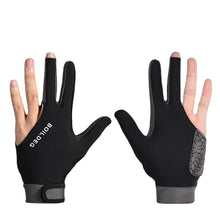 Load image into Gallery viewer, 1044 Table Tennis Gloves High Elastic Wear-Resistant Lycra Dew Three Fingers Billiard Gloves
