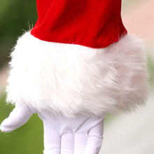 Load image into Gallery viewer, 7pcs/lot Christmas Santa Claus Long Hair Costume Cosplay Birthday Party Adult Fancy Dress In Christmas Men Suit 3XL-6XL
