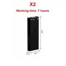 Load image into Gallery viewer, 8/16/32GB Activated Mini Digital Voice Recorder Espia Small Voice Record Micro Sound Dictaphone Secret Audio Recorder MP3 Player
