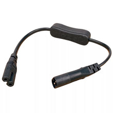 Load image into Gallery viewer, C7 Power Cable with Switch,IEC 320 C8 to C7 Extension Cord with On/Off ,C7 Power Lead cables switch Short Wires
