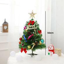 Load image into Gallery viewer, 80#DIY Christmas Tree with Lights LED Glowing Flashing Artificial Snow Frost Pine Needles New Year Small Tabletop Xmas Trees
