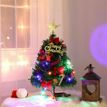 Load image into Gallery viewer, 80#DIY Christmas Tree with Lights LED Glowing Flashing Artificial Snow Frost Pine Needles New Year Small Tabletop Xmas Trees
