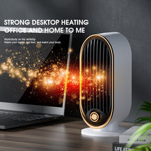 Load image into Gallery viewer, 800W  Electric Heater Portable Desktop Fan Heater PTC Ceramic Heating Warm Air Blower Home Office Warmer Machine for Winter
