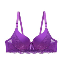 Load image into Gallery viewer, Sexy Lace Bras for Women Adjustable Unlined Underwire Ultra Thin Bra Ladies Bow Floral Bras Bralette
