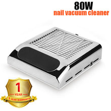 Load image into Gallery viewer, 80W 110V/220V Nail Dust Collector Fan Strong Nail Vacuum Cleaner Manicure Machine Tools With Filter Salon Tools
