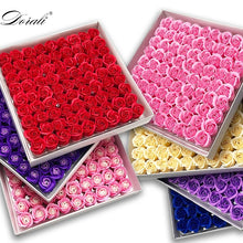 Load image into Gallery viewer, 81Pcs Rose Bath Body Flower Floral Soap Scented Rose Flower Essential Wedding Valentine'S Day Gift Holding flowers
