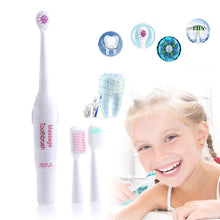 Load image into Gallery viewer, Electric Vibrate Massager Toothbrush with 3 Brush Heads Silicone Toothbrush
