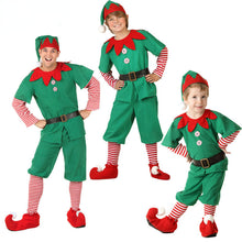 Load image into Gallery viewer, Halloween Children's Elf Costume Performance Christmas Cosplay Parent-Child Fancy Dress Ball Performance Costume
