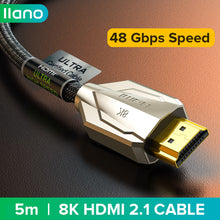 Load image into Gallery viewer, HDMI 2.1 Certified Cable Ultra High-Speed 48Gbps Cable 3D HDR Cable for PC Laptop HDTV PS5 PS4 Splitter Switch Audio Video
