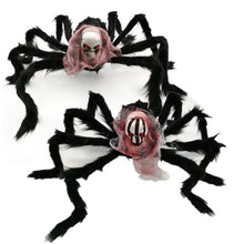 Load image into Gallery viewer, Black Spider Halloween Decoration Haunted House Prop Indoor Outdoor Decoration
